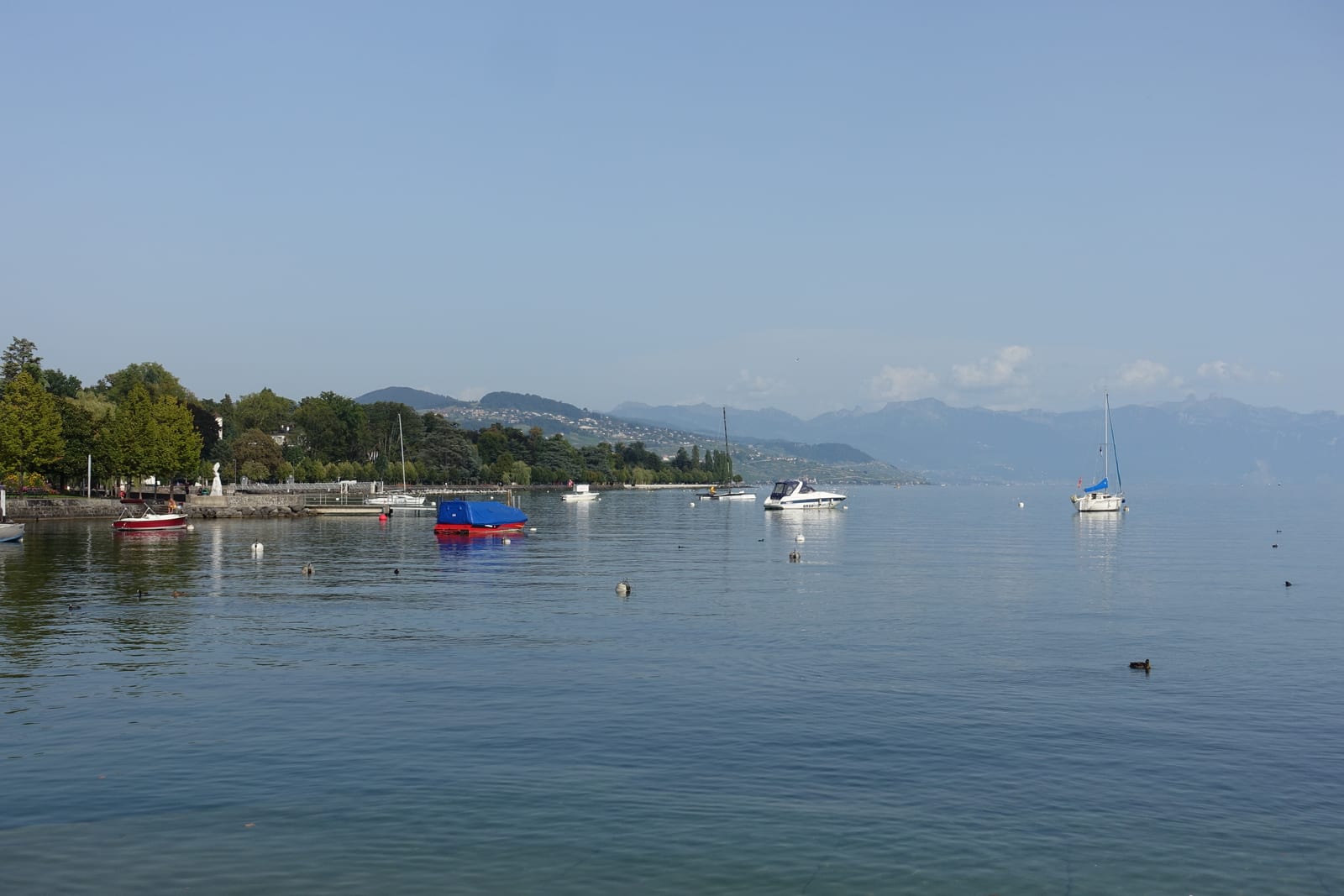 The Lake Geneva shore at Ouchy, Lausanne